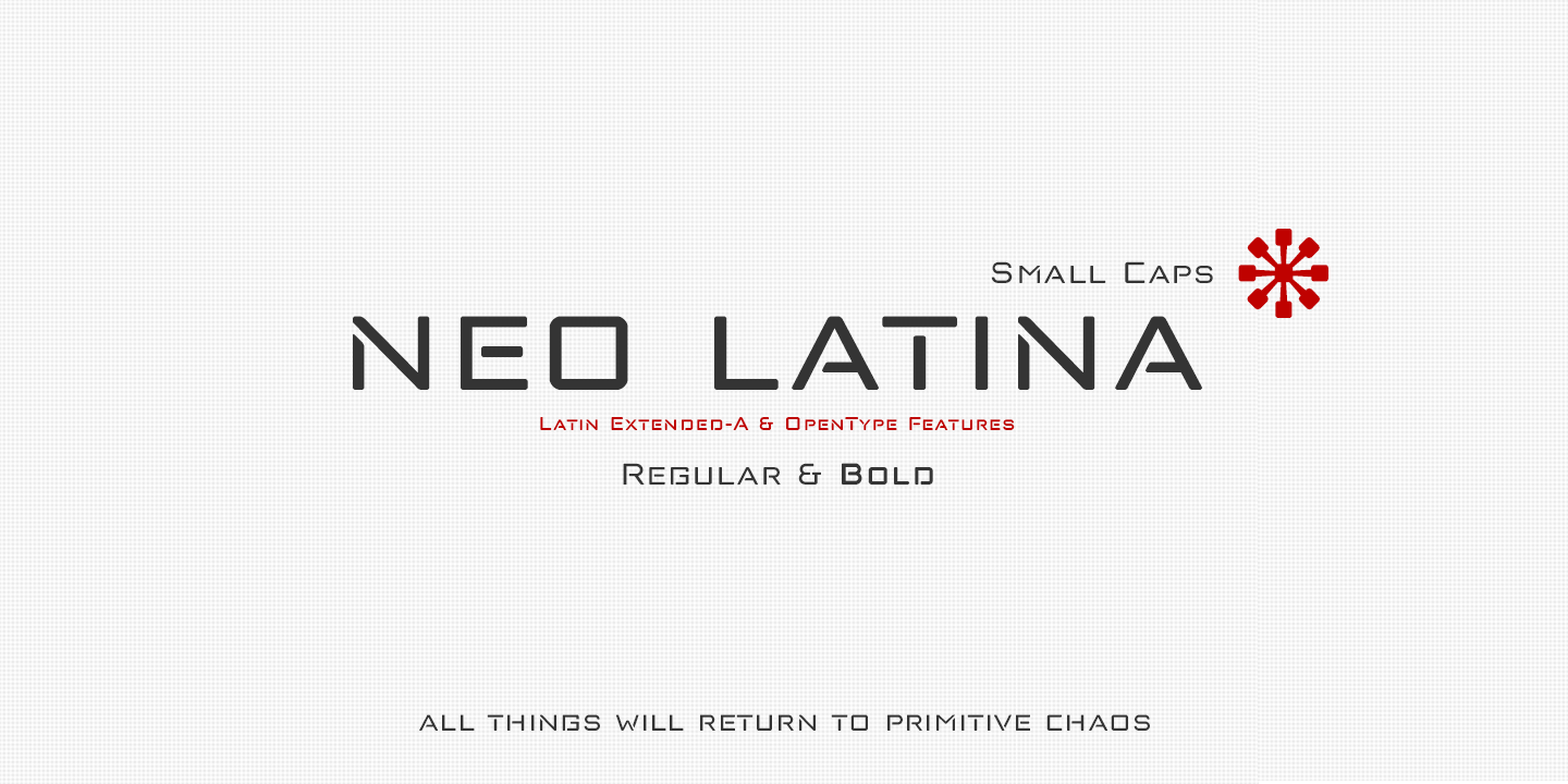 Przykładowa czcionka Neo Latina #7